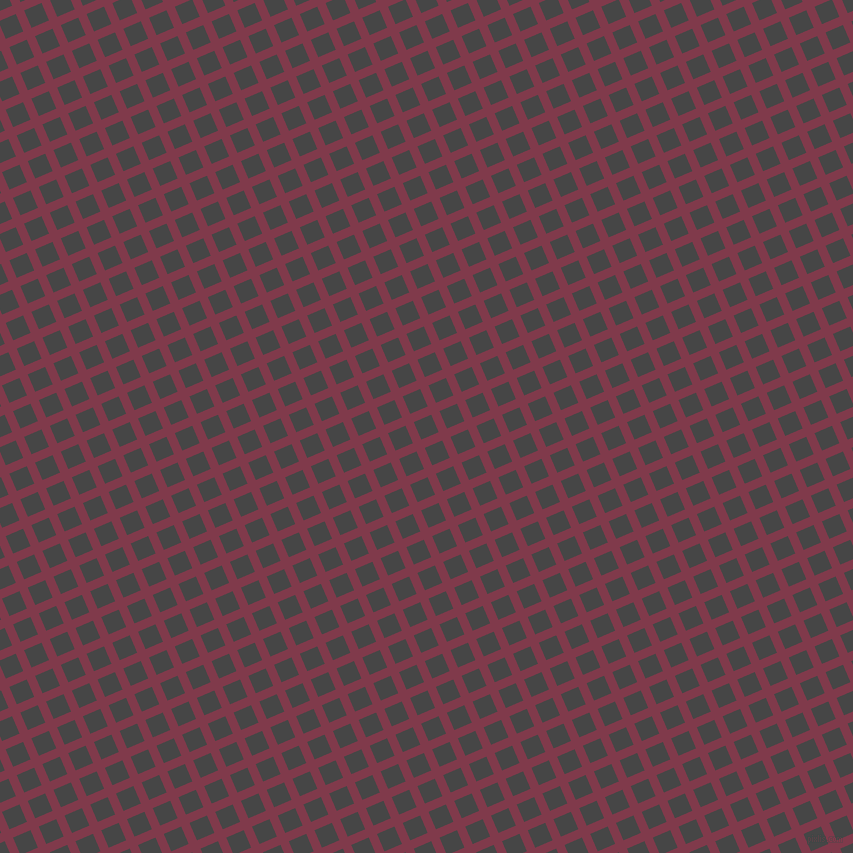 23/113 degree angle diagonal checkered chequered lines, 9 pixel lines width, 19 pixel square size, Camelot and Charcoal plaid checkered seamless tileable