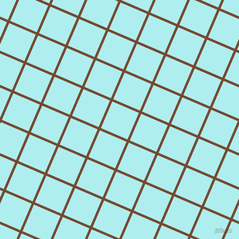 67/157 degree angle diagonal checkered chequered lines, 5 pixel line width, 59 pixel square size, Cape Palliser and Pale Turquoise plaid checkered seamless tileable