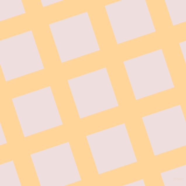 18/108 degree angle diagonal checkered chequered lines, 63 pixel line width, 138 pixel square size, Caramel and Soft Peach plaid checkered seamless tileable