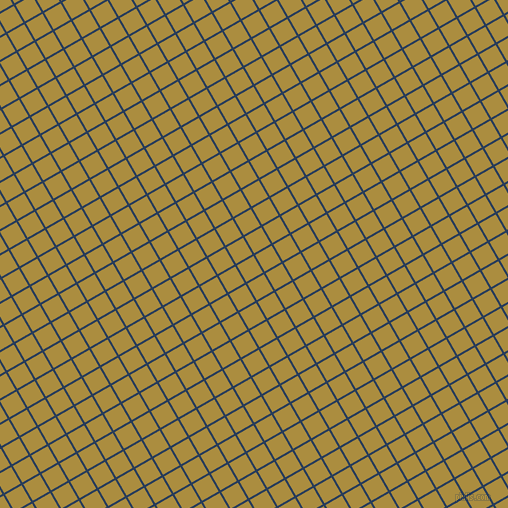 30/120 degree angle diagonal checkered chequered lines, 2 pixel line width, 19 pixel square size, Catalina Blue and Luxor Gold plaid checkered seamless tileable