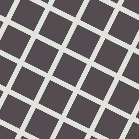 63/153 degree angle diagonal checkered chequered lines, 22 pixel line width, 111 pixel square size, Catskill White and Liver plaid checkered seamless tileable