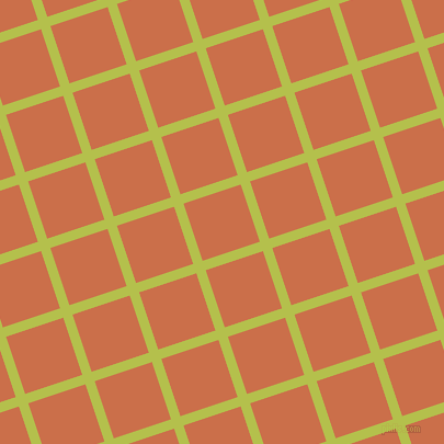 18/108 degree angle diagonal checkered chequered lines, 9 pixel line width, 55 pixel square size, Celery and Red Damask plaid checkered seamless tileable