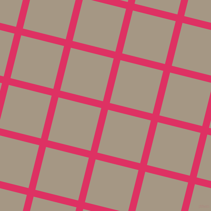 76/166 degree angle diagonal checkered chequered lines, 24 pixel line width, 152 pixel square size, Cerise and Malta plaid checkered seamless tileable