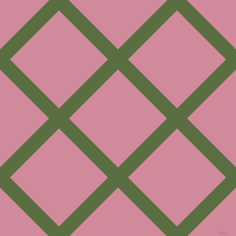 45/135 degree angle diagonal checkered chequered lines, 46 pixel lines width, 226 pixel square size, Chalet Green and Can Can plaid checkered seamless tileable