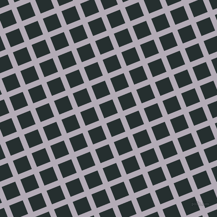 22/112 degree angle diagonal checkered chequered lines, 11 pixel lines width, 29 pixel square size, Chatelle and Swamp plaid checkered seamless tileable