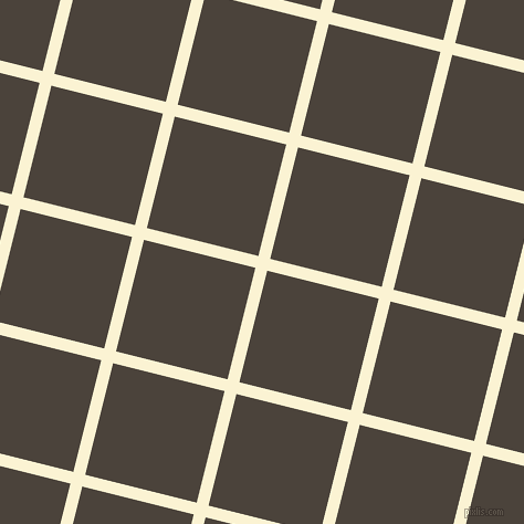 76/166 degree angle diagonal checkered chequered lines, 11 pixel lines width, 104 pixel square size, China Ivory and Space Shuttle plaid checkered seamless tileable