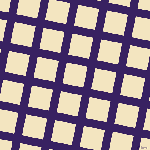 79/169 degree angle diagonal checkered chequered lines, 27 pixel line width, 72 pixel square size, Christalle and Milk Punch plaid checkered seamless tileable