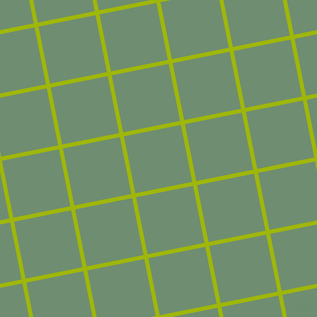 11/101 degree angle diagonal checkered chequered lines, 8 pixel line width, 114 pixel square size, Citrus and Laurel plaid checkered seamless tileable
