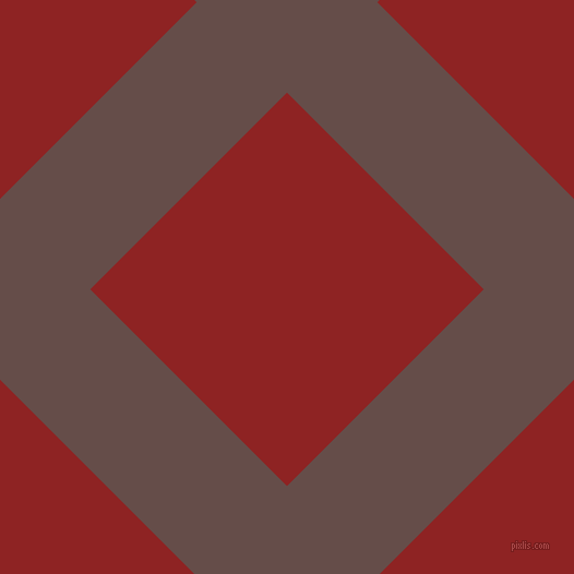 45/135 degree angle diagonal checkered chequered lines, 117 pixel line width, 255 pixel square size, Congo Brown and Mandarian Orange plaid checkered seamless tileable