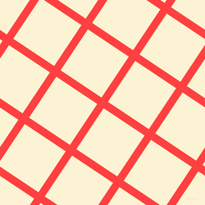 56/146 degree angle diagonal checkered chequered lines, 26 pixel lines width, 166 pixel square size, Coral Red and China Ivory plaid checkered seamless tileable