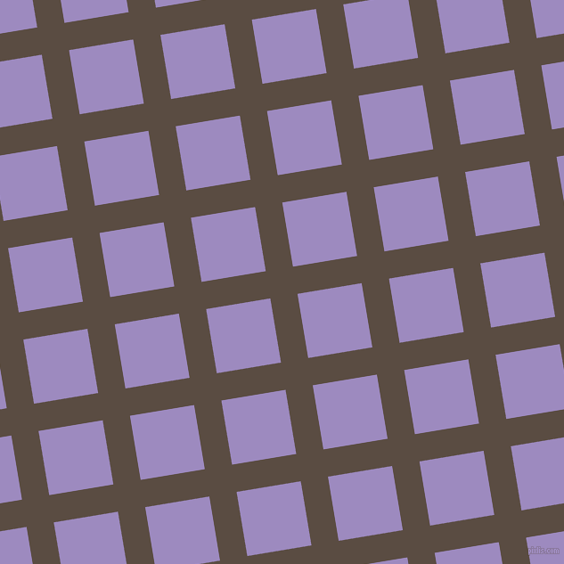 9/99 degree angle diagonal checkered chequered lines, 31 pixel lines width, 73 pixel square size, Cork and Cold Purple plaid checkered seamless tileable