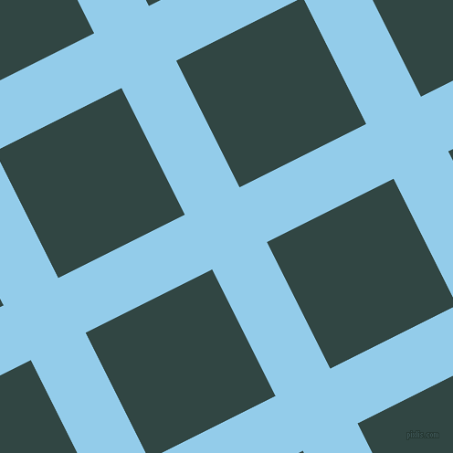 27/117 degree angle diagonal checkered chequered lines, 67 pixel lines width, 155 pixel square size, Cornflower and Firefly plaid checkered seamless tileable