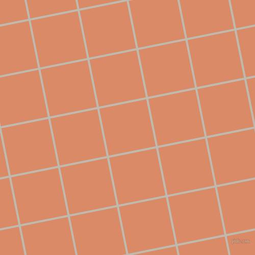 11/101 degree angle diagonal checkered chequered lines, 4 pixel lines width, 94 pixel square size, Cotton Seed and Copper plaid checkered seamless tileable