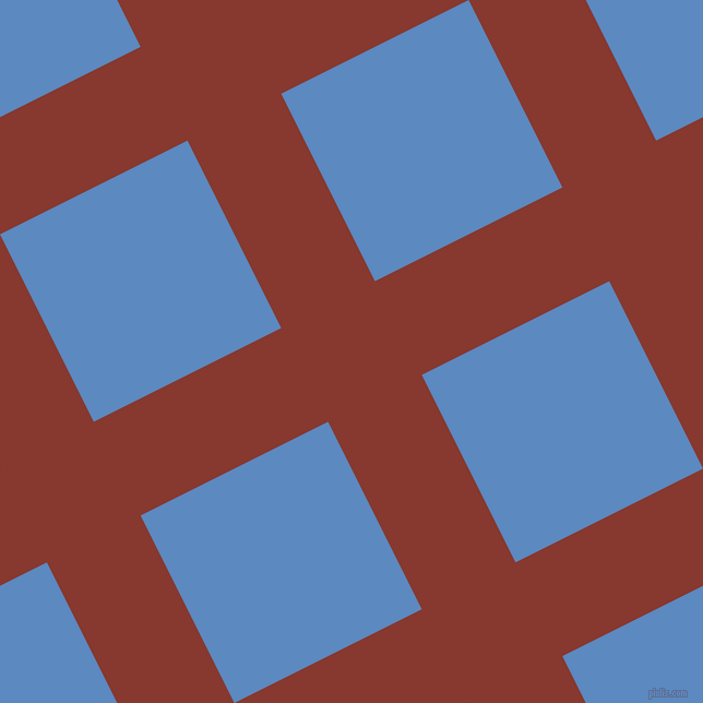 27/117 degree angle diagonal checkered chequered lines, 96 pixel line width, 192 pixel square size, Crab Apple and Danube plaid checkered seamless tileable