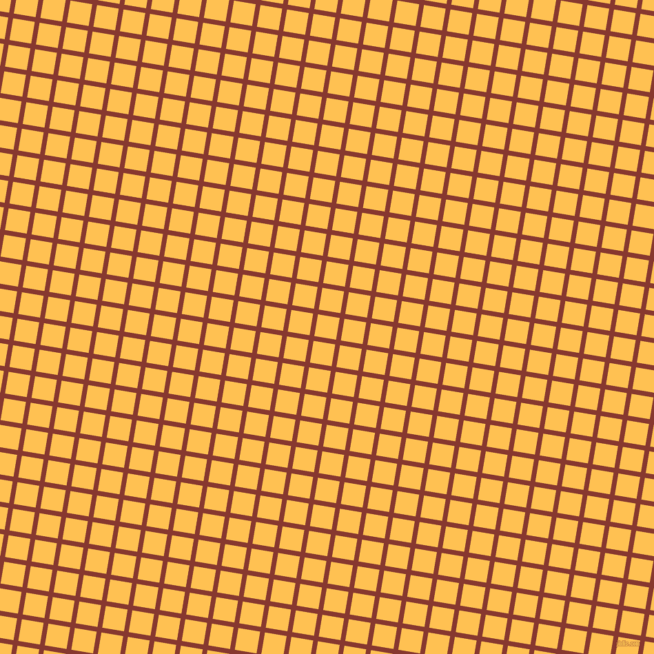 81/171 degree angle diagonal checkered chequered lines, 7 pixel line width, 32 pixel square size, Crab Apple and Golden Tainoi plaid checkered seamless tileable