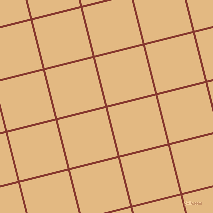14/104 degree angle diagonal checkered chequered lines, 4 pixel line width, 99 pixel square size, Crab Apple and Maize plaid checkered seamless tileable