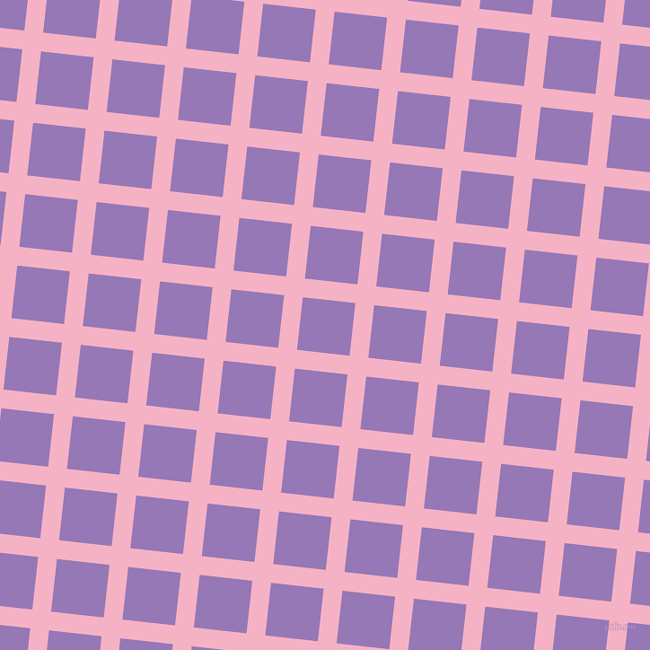 84/174 degree angle diagonal checkered chequered lines, 21 pixel lines width, 59 pixel square size, Cupid and Purple Mountain