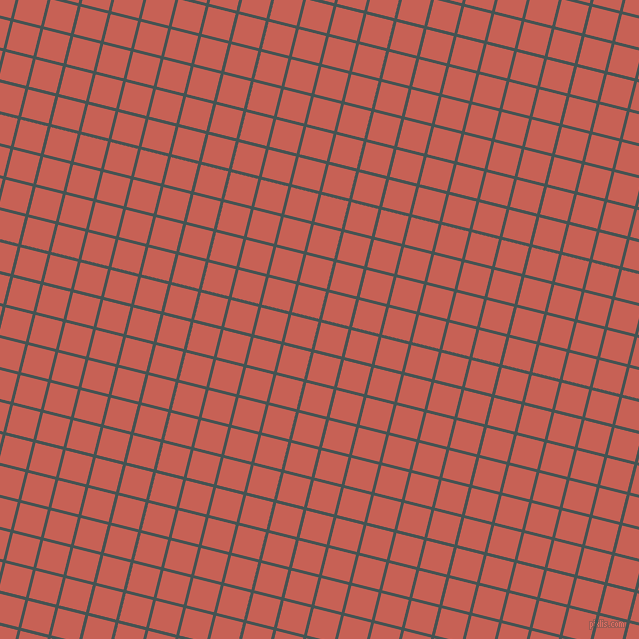 76/166 degree angle diagonal checkered chequered lines, 3 pixel line width, 28 pixel square size, Dark Slate and Sunglo plaid checkered seamless tileable