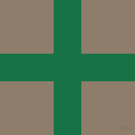 checkered chequered horizontal vertical lines, 90 pixel line width, 350 pixel square size, Dark Spring Green and Squirrel plaid checkered seamless tileable