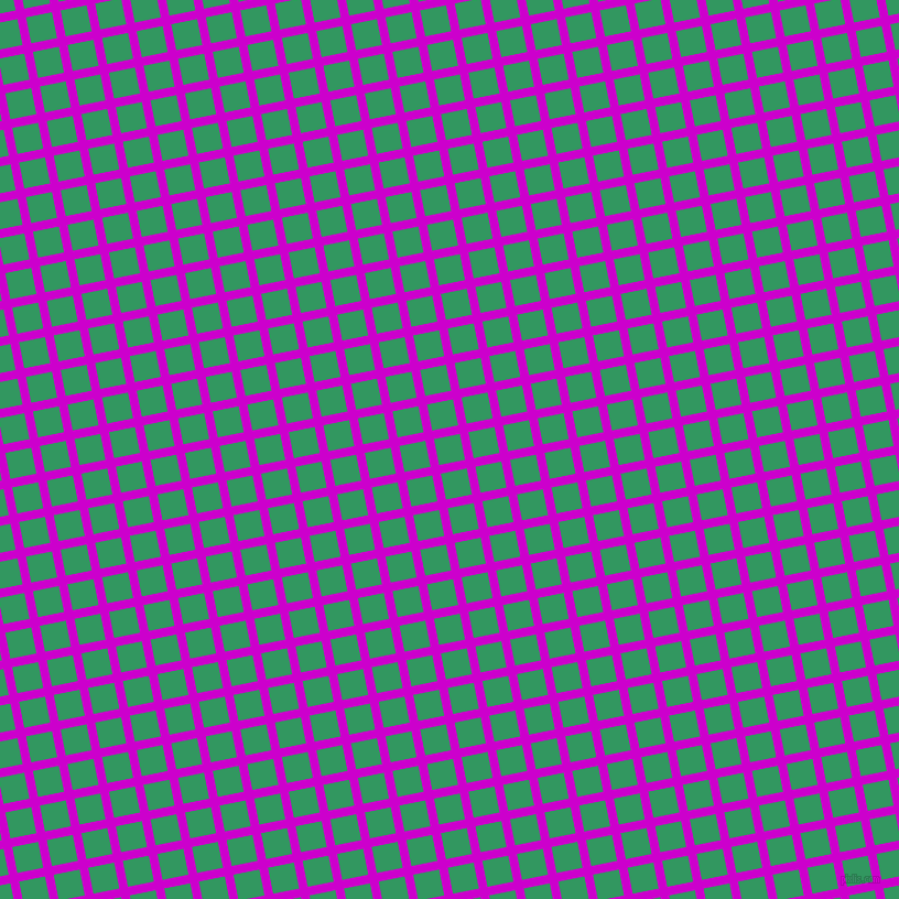 11/101 degree angle diagonal checkered chequered lines, 8 pixel line width, 24 pixel square sizeDeep Magenta and Eucalyptus plaid checkered seamless tileable