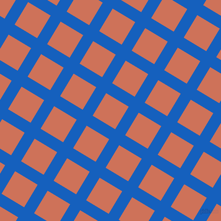 59/149 degree angle diagonal checkered chequered lines, 23 pixel lines width, 52 pixel square size, Denim and Japonica plaid checkered seamless tileable