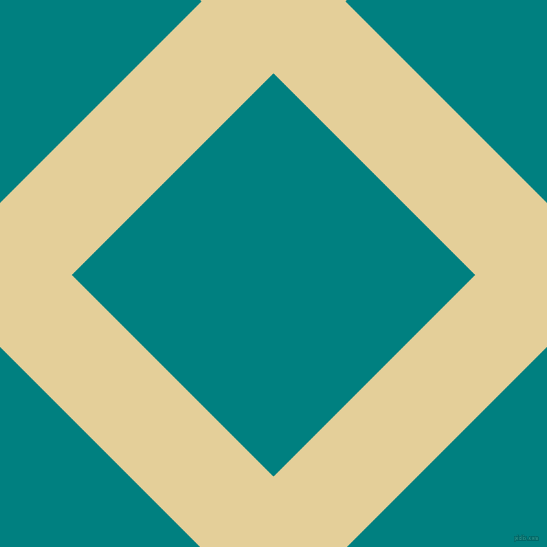 45/135 degree angle diagonal checkered chequered lines, 148 pixel lines width, 415 pixel square size, Double Colonial White and Teal plaid checkered seamless tileable
