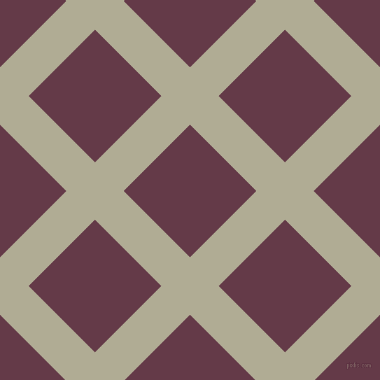 45/135 degree angle diagonal checkered chequered lines, 58 pixel line width, 134 pixel square size, Eagle and Tawny Port plaid checkered seamless tileable