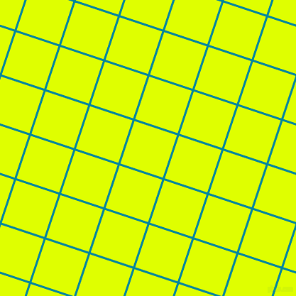 72/162 degree angle diagonal checkered chequered lines, 3 pixel lines width, 63 pixel square size, Eastern Blue and Chartreuse Yellow plaid checkered seamless tileable
