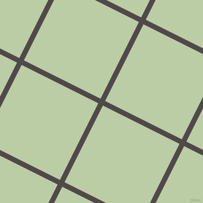 63/153 degree angle diagonal checkered chequered lines, 17 pixel line width, 285 pixel square size, Emperor and Pixie Green plaid checkered seamless tileable