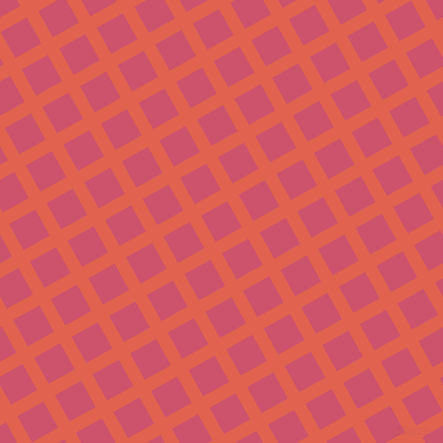 29/119 degree angle diagonal checkered chequered lines, 13 pixel lines width, 30 pixel square size, Flamingo and Cabaret plaid checkered seamless tileable