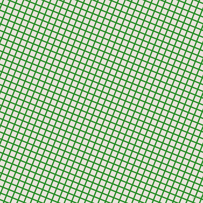 68/158 degree angle diagonal checkered chequered lines, 5 pixel lines width, 20 pixel square size, Forest Green and Pampas plaid checkered seamless tileable