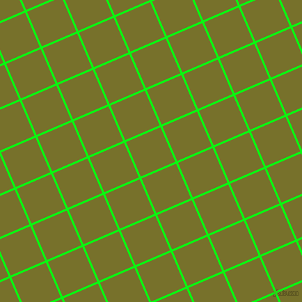 23/113 degree angle diagonal checkered chequered lines, 3 pixel lines width, 54 pixel square size, Free Speech Green and Crete plaid checkered seamless tileable