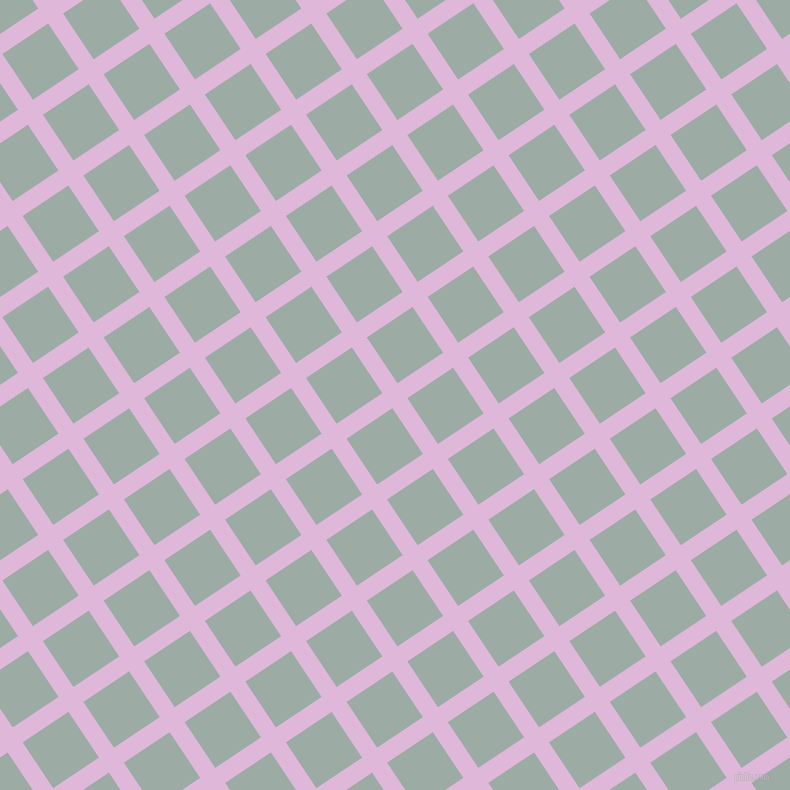 34/124 degree angle diagonal checkered chequered lines, 18 pixel lines width, 55 pixel square size, French Lilac and Tower Grey plaid checkered seamless tileable