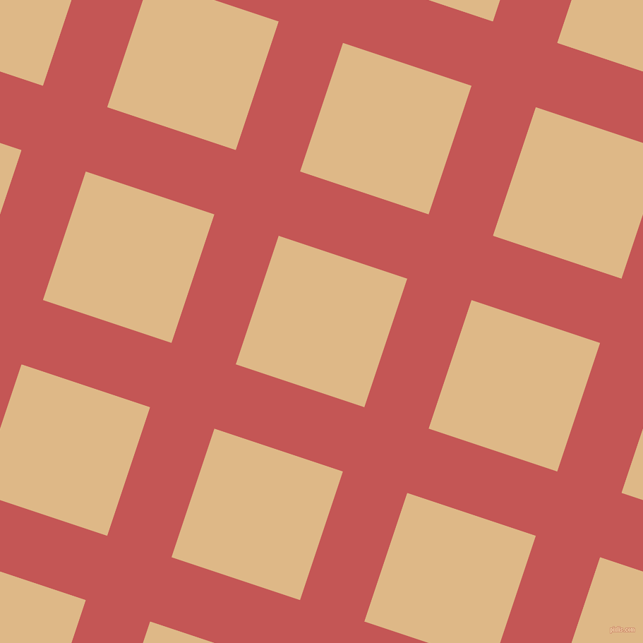 72/162 degree angle diagonal checkered chequered lines, 96 pixel lines width, 192 pixel square size, Fuzzy Wuzzy Brown and Burly Wood plaid checkered seamless tileable