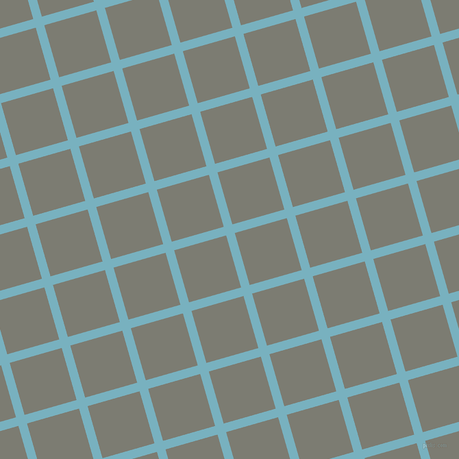 16/106 degree angle diagonal checkered chequered lines, 13 pixel lines width, 79 pixel square size, Glacier and Tapa plaid checkered seamless tileable