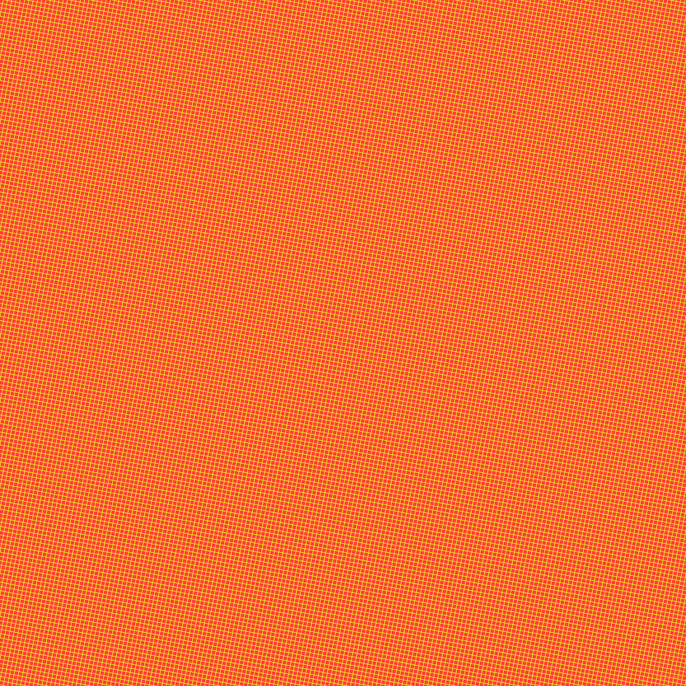 79/169 degree angle diagonal checkered chequered lines, 1 pixel line width, 5 pixel square size, Golden Fizz and Red Orange plaid checkered seamless tileable