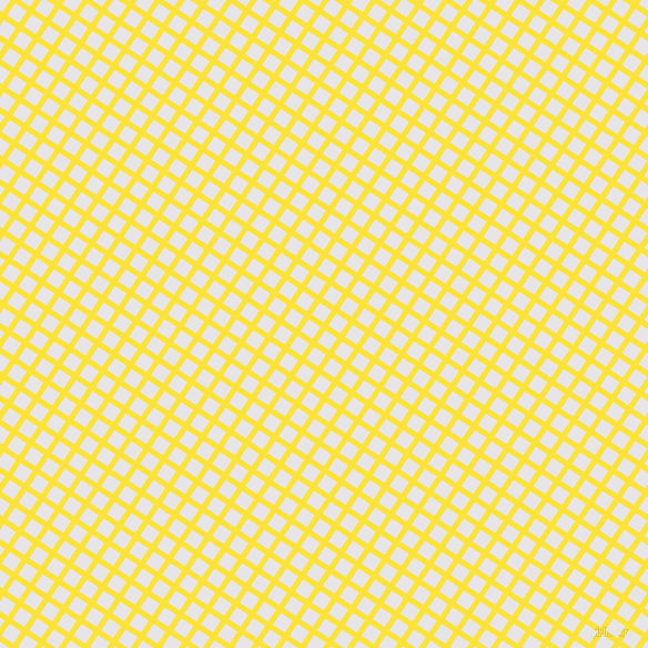 56/146 degree angle diagonal checkered chequered lines, 5 pixel lines width, 13 pixel square size, Gorse and White Lilac plaid checkered seamless tileable