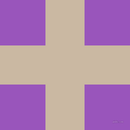 checkered chequered horizontal vertical lines, 128 pixel line width, 298 pixel square size, Grain Brown and Deep Lilac plaid checkered seamless tileable