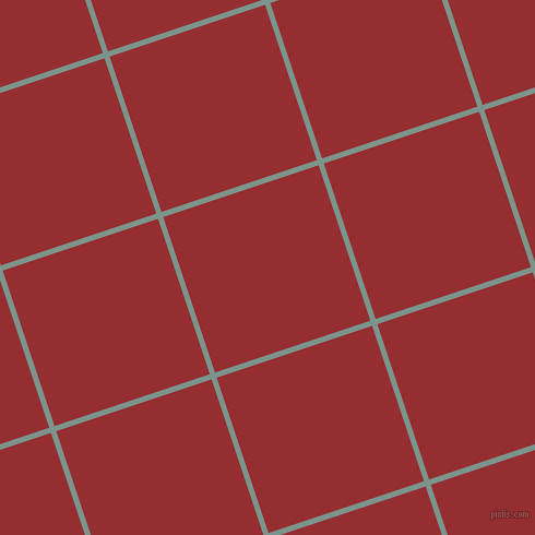 18/108 degree angle diagonal checkered chequered lines, 5 pixel lines width, 150 pixel square size, Granny Smith and Guardsman Red plaid checkered seamless tileable
