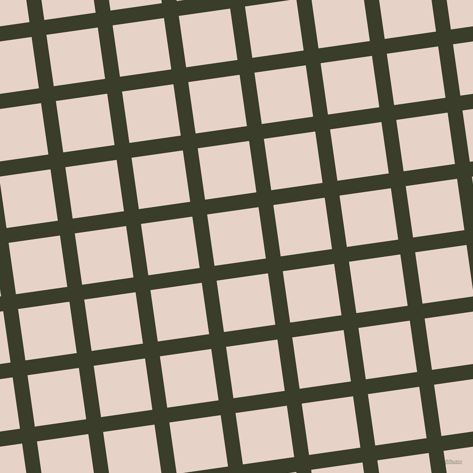 8/98 degree angle diagonal checkered chequered lines, 30 pixel line width, 104 pixel square size, Green Kelp and Bizarre plaid checkered seamless tileable