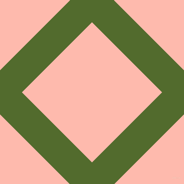 45/135 degree angle diagonal checkered chequered lines, 131 pixel line width, 418 pixel square size, Green Leaf and Melon plaid checkered seamless tileable