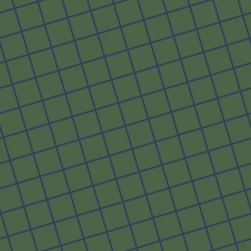 17/107 degree angle diagonal checkered chequered lines, 6 pixel line width, 76 pixel square size, Gulf Blue and Tom Thumb plaid checkered seamless tileable