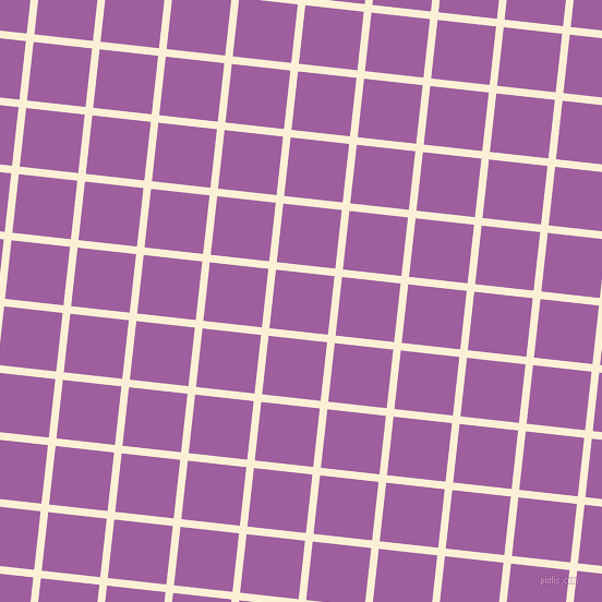 84/174 degree angle diagonal checkered chequered lines, 7 pixel line width, 54 pixel square size, Half Dutch White and Violet Blue plaid checkered seamless tileable