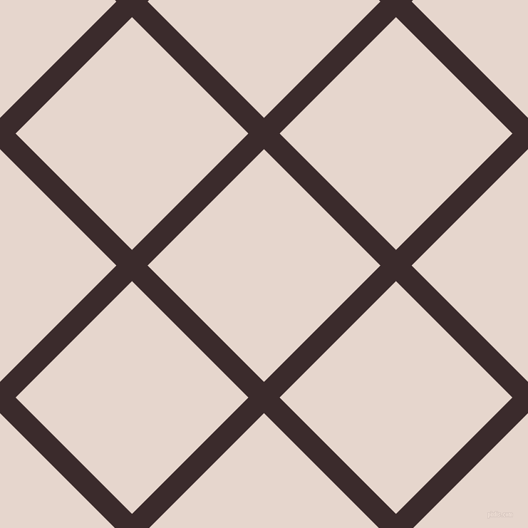 45/135 degree angle diagonal checkered chequered lines, 31 pixel lines width, 231 pixel square size, Havana and Dawn Pink plaid checkered seamless tileable