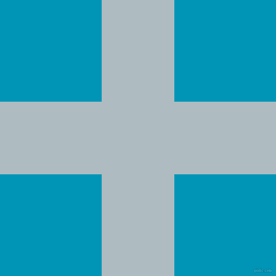 checkered chequered horizontal vertical lines, 145 pixel line width, 406 pixel square size, Heather and Bondi Blue plaid checkered seamless tileable