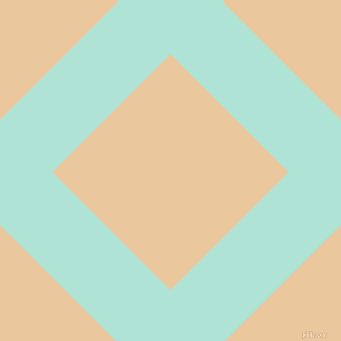 45/135 degree angle diagonal checkered chequered lines, 107 pixel lines width, 241 pixel square size, Ice Cold and New Tan plaid checkered seamless tileable