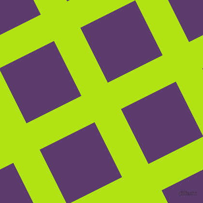 27/117 degree angle diagonal checkered chequered lines, 61 pixel line width, 127 pixel square size, Inch Worm and Honey Flower plaid checkered seamless tileable