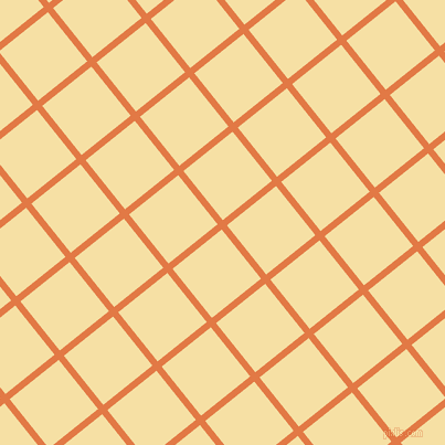 39/129 degree angle diagonal checkered chequered lines, 6 pixel line width, 57 pixel square size, Jaffa and Buttermilk plaid checkered seamless tileable