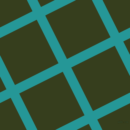 27/117 degree angle diagonal checkered chequered lines, 32 pixel line width, 164 pixel square size, Java and Turtle Green plaid checkered seamless tileable