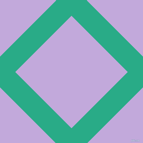 45/135 degree angle diagonal checkered chequered lines, 90 pixel line width, 331 pixel square size, Jungle Green and Perfume plaid checkered seamless tileable